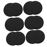 FONDOTIN 100 Stück Schwarze Runde Auslaufsichere Papierdichtungsfolien für Trinkbecher Spill Sealing Paper Pads Geeignet für Einweg Pappbecher Kaffee und Getränkebecher