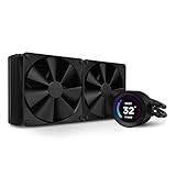 NZXT Kraken Elite AIO CPU-Flüssigkeitskühler, 280–280 mm, anpassbares 6 cm Weitwinkel-LCD-Display für GIFS, Bilder, Leistungskennzahlen und mehr, Hochleistungs-Pumpe, 2 x F140P-Lüfter, Schwarz