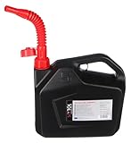 SIXTOL MECHANIC FUEL CANISTER 5L | Kunststoffkanister für Kraftstoffe | UN-zertifiziert | Flexibler Ausgießer | Benzinkanister | Reservekanister