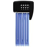 ABUS Kinder-Faltschloss Bordo Lite Mini 6055C/60 SYMBOLS - Fahrradschloss mit Symbolcode - ABUS-Sicherheitslevel 7 - 60 cm - Blau