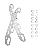 Milisten Eishockey Kufen Ersatzteile 10 Zoll Metall für Rollschuhe und Eiskunstlauf mit Verschleißfestem Material und Einfache Montage