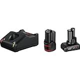 Bosch Professional 12V System Akku Starter-Set: GBA 12V 2.0Ah Akku + GBA 12V 4.0Ah Akku + Ladegerät GAL 12V-40