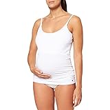 ESPRIT Maternity Damen Spaghetti top Nursing Umstandstop, Weiß (White 100), 38 (Herstellergröße: M)