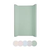 Ehrenkind® Abwaschbare Wickelauflage mit Keil - Hygienisch, Sicher und Vielseitig in Jade | Wickelauflage 50x70 | Wickelunterlage | Wickeltischauflage abwaschbar