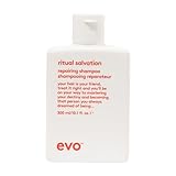 EVO Ritual Salvation Repairing Shampoo Trockene Haar, Anti Frizz Shampoo Damen & Herren, Reparierendes Haarshampoo zur Reinigung und Stärkung der Haare, 300 ml