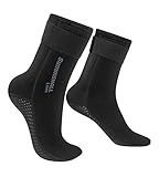 Summshall 3mm Neoprensocken für Damen und Herren, Warm Halten Neopren Socken Anti-Rutsch-Sohle Neoprensocken Langlebigkeit Wattsocken für Wassersport