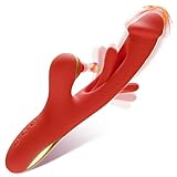 KELESTA 3 in 1 Dildo Sexspielzeug Vibration für Frauen, G Punkt Vibrator mit 7 Vibrationen, 7 Slap-Modi & 7 Pulsationsmodi, Sex Spielzeug für die Frau und Geschenke für Frauen Klitoris