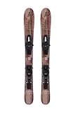 GPO Snowblade Woody, Kurz-Ski inkl. Tyrolia-SR-10-Sicherheitsbindung, 99 cm Länge, Big-Foot-Ski für Herren und Damen