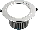 SSDDLZEQ Robuste Beleuchtung, 12 W / 15 W / 18 W / 21 W / 24 W LED, energiesparend, Deckenpaneel, für Bekleidungsgeschäft, Einbau-Downlight, Wohnzimmer (warmes Licht, 24 W)