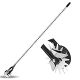 Rasenkantenschneider mit Stiel Rasenschneider auf Rollen Kantentrimmer Kantenmesser Rasenkantenschneider mit Verstellbarer Grifflänge (100/135/170cm)