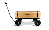 FROSAL Bollerwagen Jörn Handwagen XXL Leiterwagen Transportwagen groß aus Holz