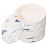 Healvian 1 Satz Keramik Stapelbar 5 schichtig Pigmentmischpalette für Aquarellfarben Malutensilien für Künstler