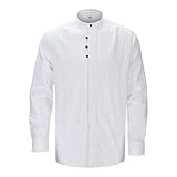 Herren Langarmhemden, Button-Down-Shirt, Freizeithemd, Langarmhemden, lockere Passform, strukturiertes Stretch, lässig, Knopfleiste, weiße Baumwollmischung, Herren, Baumwoll-Leinen, Daunen, leicht