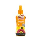 Babaria - Zweiphasiges Sonnenspray, LSF30, limitierte Auflage, 100 ml, Bräunungsschutz und Beschleuniger, wasserdicht, geeignet für die ganze Familie, UVA-/UVB-Schutz