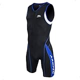 Aropec 104M Triathlon Einteiler Herren - Trisuit Men, Farbe:schwarz/blau;Größe:M