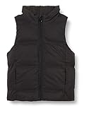 NAME IT Mädchen NKFMELLOW Long Puffer Vest TB Pufferweste, Black, 140