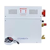 MILATE Saunaofen 3KW Dampferzeuger Sauna Dampfbadmaschine for Heimsauna SPA Begasungsmaschine mit digitaler Steuerung Hohe Heizeffizienz