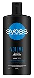 Syoss Professional Performance Shampoo - Volume - für feines, kraftloses Haar - 6er Pack (6 x 440ml)