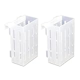 ZWTPGKRD Aquarium-Pflanztöpfe, Hydrokulturkorb für 10/15/20 mm Dicke, Aquarien, hängende Aquarien, Pflanzgefäßhalter, 2 Stück