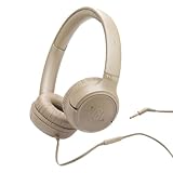JBL Tune 530 Comfort-Fit Wired On Ear Kopfhörer mit Mikrofon, JBL Reiner Bass-Sound, EQ-Voreinstellungen, faltbares Design und verwicklungsfreies Kabel, Mokka-Mousse