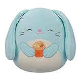 Squishmallows SQER01489 - Buttons der Hase mit Cupcake 19 cm, offizielles Jazwares Plüsch, superweiches Kuscheltier