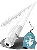 MATO 2x Feuchtraumleuchte LED 120cm - Wasserdicht IP65, 36W, 4320lm - 4000K Neutralweiß - Verknüpfbare Feuchtraumlampe - Wannenleuchte, Kellerleuchte, Garagenlampe, Werkstatt Deckenleuchte Lang