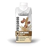 Layenberger Fit+Feelgood Slim Shake Caffé Latte, Trinkfertige Mahlzeit zur Gewichtsabnahme und -kontrolle, ersetzt eine Mahlzeit bei nur 208 kcal, glutenfrei, laktosereduziert, (8 x 330ml)