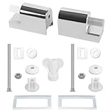Ersatz-Scharniere für WC-Sitz, sanft schließendes WC-Sitz-Scharnier-Set, einfach zu installieren, kompatibel mit den meisten WC-Sitzen