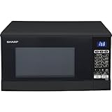 SHARP R670BK 2in1 Mikrowelle mit Grill (20 L, 800 Watt, 1000 Watt Grill, 10 Leistungsstufen, 13 AutoCook-Automatikprogramme, Timer) / Schwarz