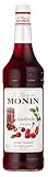 Monin Sirup Sauerkirsche (1 x 1,0l) - für Cocktails - Limonaden und Desserts - fruchtiges Geschmackserlebnis - natürliche Zutaten