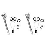 Yoeruers 2X Dosenausgießer, Edelstahl-Gasdosenausgießer, Düse 29,5 cm, Flexibel für Amerikanische Gasflaschen 5 L, 10 L, 20 L