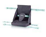 Babymoov Sitzerhöhung Up & Go Boostersitz/ Hochstuhl für unterwegs flexibel höhenverstellbar kompakt, grau
