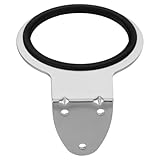 Generisch Wandhalterung Haartrockner Edelstahl Silber Selbstklebender Haartrocknerständer für Bad und Salon Stabiler Haartrocknerhalter zur Wandmontage Platzsparende Halterung für Föhn