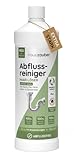 hauszauber® - Abflussreiniger [EXTRA STARK] 1000 ml - Löst Speisereste, Öle, Fette & Haare - Profi Rohrreiniger für Badewanne, Waschbecken, Dusche, Siphon, Bad und Küche - Abflussfrei & Haarweg