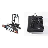 FISCHER Kupplungsfahrradträger ProlineEvo 2 I Fahrradträger Kupplung I Fahrradträger Auto I Träger Auto & Fahrrad-Aufbewahrungstasche für Fahrradträger, schwarz, 65 x 69 25 cm