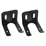 Yardenfun 2 Stück Robuste Wandhalterungen für Garage Verstellbare Metallregalhalter für Schwere Lasten Vielseitige Aufbewahrung mit Blower Rack und Wandhaken Wetterbeständig für Garage und