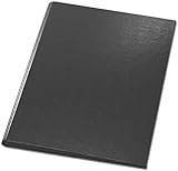 Original Falken Premium Klemmbrett-Mappe. Made in Germany. Mit stabilem Pappkern und Kunststoffbezug außen und innen für DIN A4 mit Tasche im Vorderdeckel mit Stiftehalter schwarz