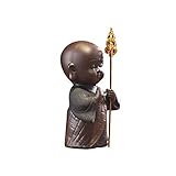 YacHEkia Feng Shui Statue, Statue Feng Shui-Dekor, chinesisches Feng Shui-Dekor, Keramikstatuen des lachenden Buddha, for Auto, Zuhause und Büro, zieht Reichtum und Glück an, Glückwunschgeschenke(C)