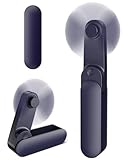 Handventilator Mini, 2 Stufen und 14 Stunden USB Ventilator mit Akku Aufladbar, Leise und Leistungsstark, Faltbarer Tischventilator, Tragbarer Ventilator für Reisen, Büro, Zuhause, Outdoor, Geschenke