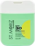 St. Moriz Suncare LSF 30 Sonnenmilch für das Gesicht | Mit Niacinamid, Hyaluronsäure, Aloe Vera und Vitamin E LSF 50 UVA- und UVB-Schutz tägliche Anwendung | Dermatologisch getestet | Vegan | 100ml
