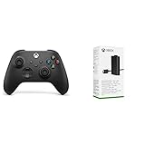 Xbox Wireless Controller Carbon Black + Xbox Play & Charge Kit M