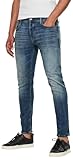 G-STAR RAW Herren 3301 Slim Jeans, Blau (vintage medium aged 51001-8968-2965), 32W / 32L