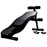 Gymnastikbank Verstellbare Fitness Hantelbank Multifunktional Sit-Up Board Hantelbank Home Fitnessgeräte Geeignet für eine Vielzahl von Fitnessmethoden für Zuhause Krafttraining