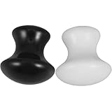 Hemobllo 2 Stück Natürliche Pilzförmige Massagesteine für Gesichtsmassage und Akupressur Muskel scraping tool Hautgesundheit Entspannung und Energie für Spa und Zuhause
