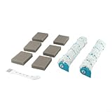 WIIYENA Bürstenrollenfilter-Sets für LH11914 LH11922 LH11923 Staubsaugerzubehör (2 x Mikrofaserrolle + 6 x Filter + 1 x Reinigungsbürste)