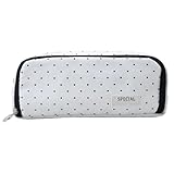 Einfaches Federmäppchen Für Kinder - Großzügiges Make-Up Etui - Großvolumige Kosmetiktasche für Stifte Lineal Schere Schüler Klassenzimmer Schule Hochschule Büro Kunstunterricht Schreibtisch