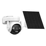 Imou 3 MP Sicherheitskamera für zu Hause, kabellose Außenkamera, Solar-Sicherheitskamera, Outdoor-Überwachungskameras, PT 3 MP Kuppel-Überwachungskameras mit neuem Panel