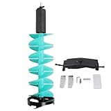 Elektrisches Eisbohrer - Aufsatz, 20 cm Durchmesser, Universaladapter, Robuste Klinge, Für Tiefes Wasser und Dickes Eis - Leichtes Aluminium, Präzises Bohren, Ideal für Eisangeln