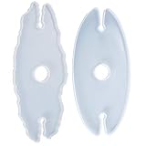 Milisten 2 x Weinregal Harz-Formen Weinglashalter Epoxidharz Formen Silikon Wein Butler Gießformen für Weinflaschen-Glashalter