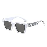 EkeNoz Quadratische Rahmen-Sport-Urlaubs-Strand-Sonnenbrille for Männer und Frauen, trendige Pendler-Sport-Sonnenbrille, Geschenk (Color : 6, Size : 1)